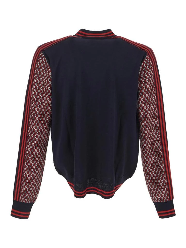 Balmain Balmain Monogrammed Knitted Cardigan 2