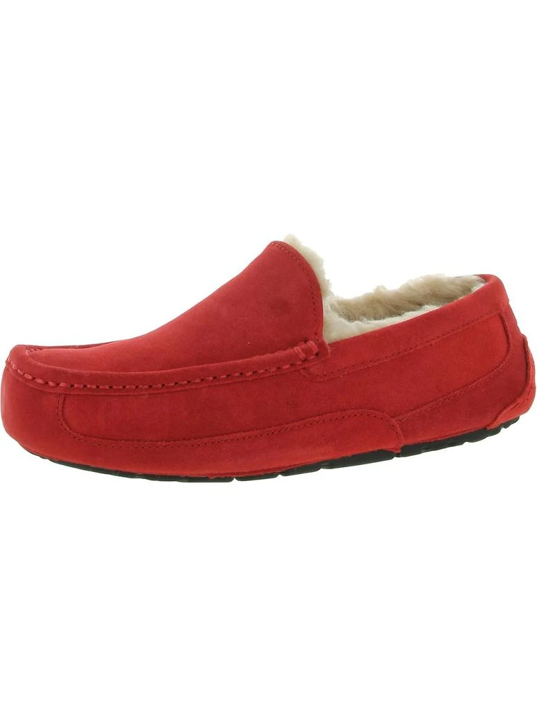 UGG Ascot Mens Suede Shearling Moccasin Slippers 9
