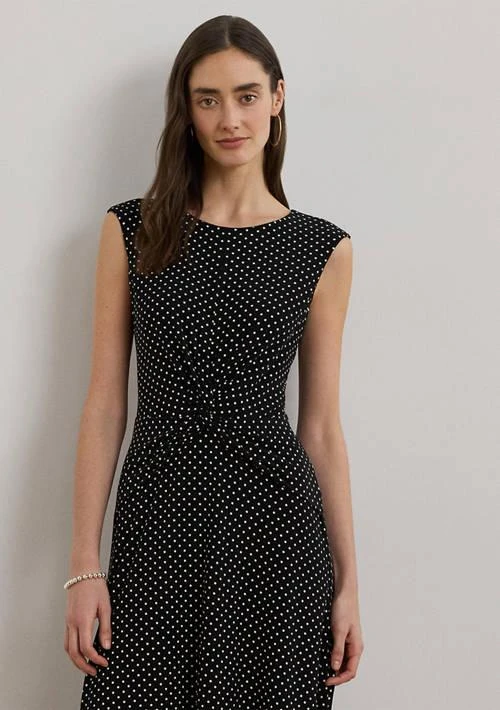 Ralph Lauren Ralph Lauren Polka Dot Twist Front Jersey Dress 4