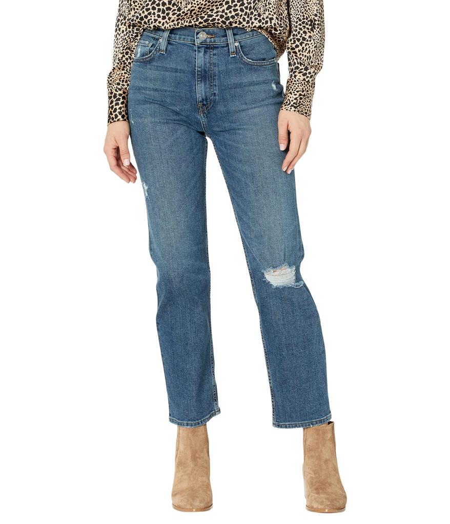Hudson Jeans Remi High-Rise Straight Ankle in At Last