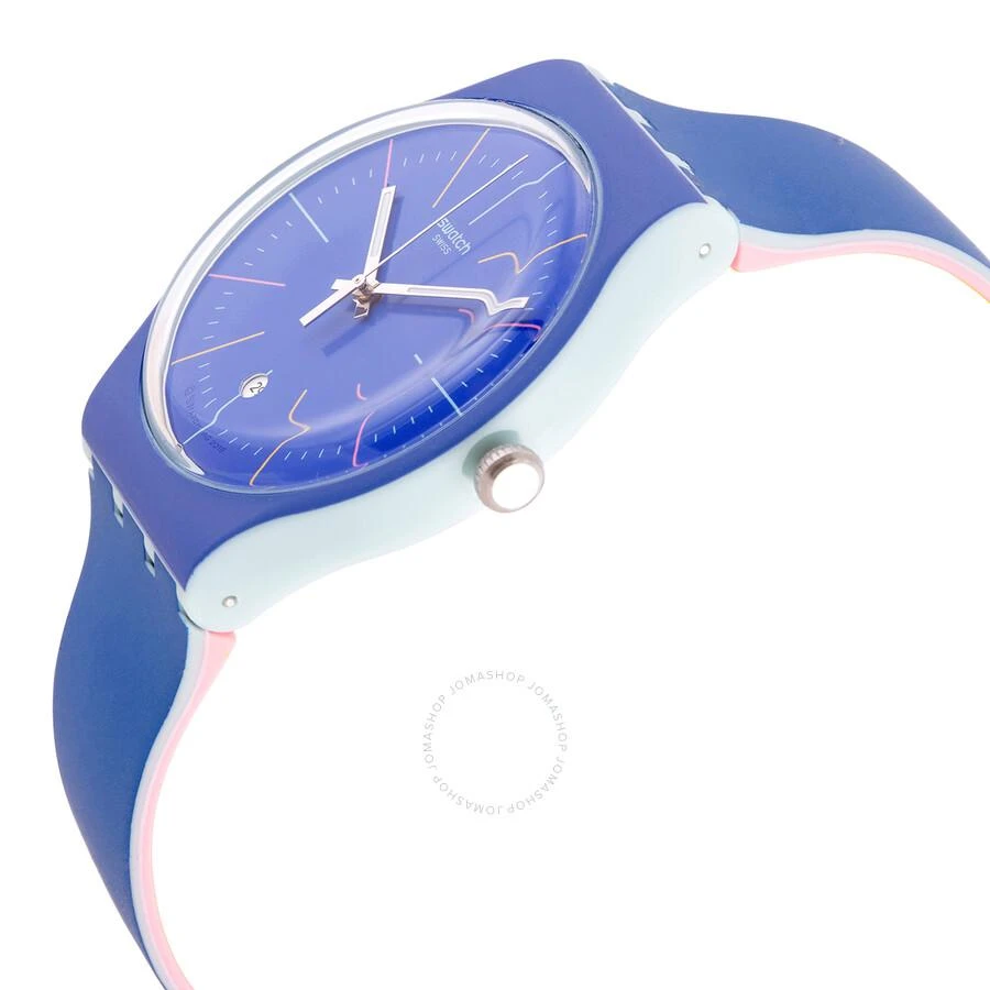 Swatch Blue Layered Quartz Blue Dial Men's Watch SUOS403 2