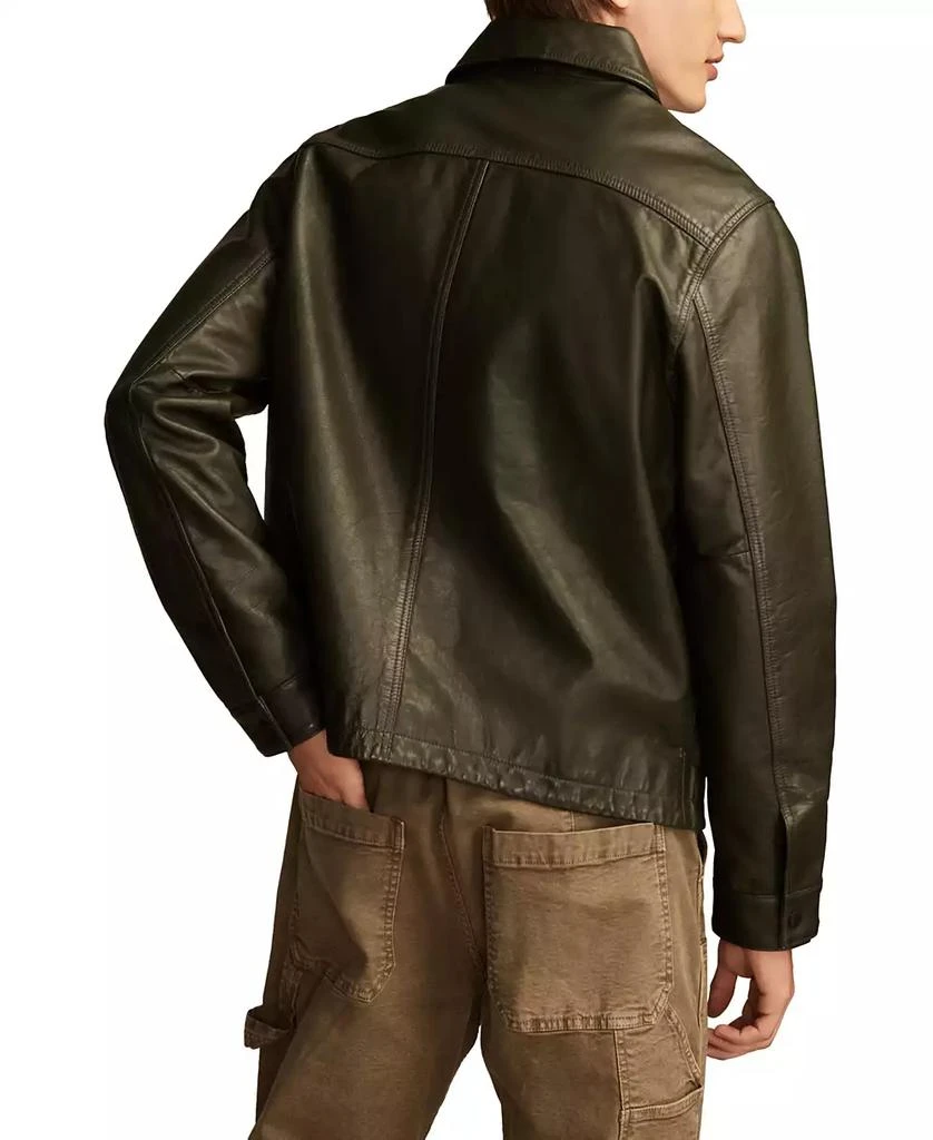 Lucky Brand Men's Leather Touring Jacket 3