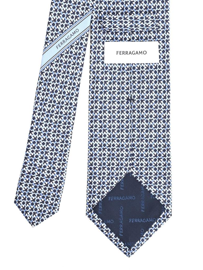 Salvatore Ferragamo Ferragamo Gancini Jacquard Tie