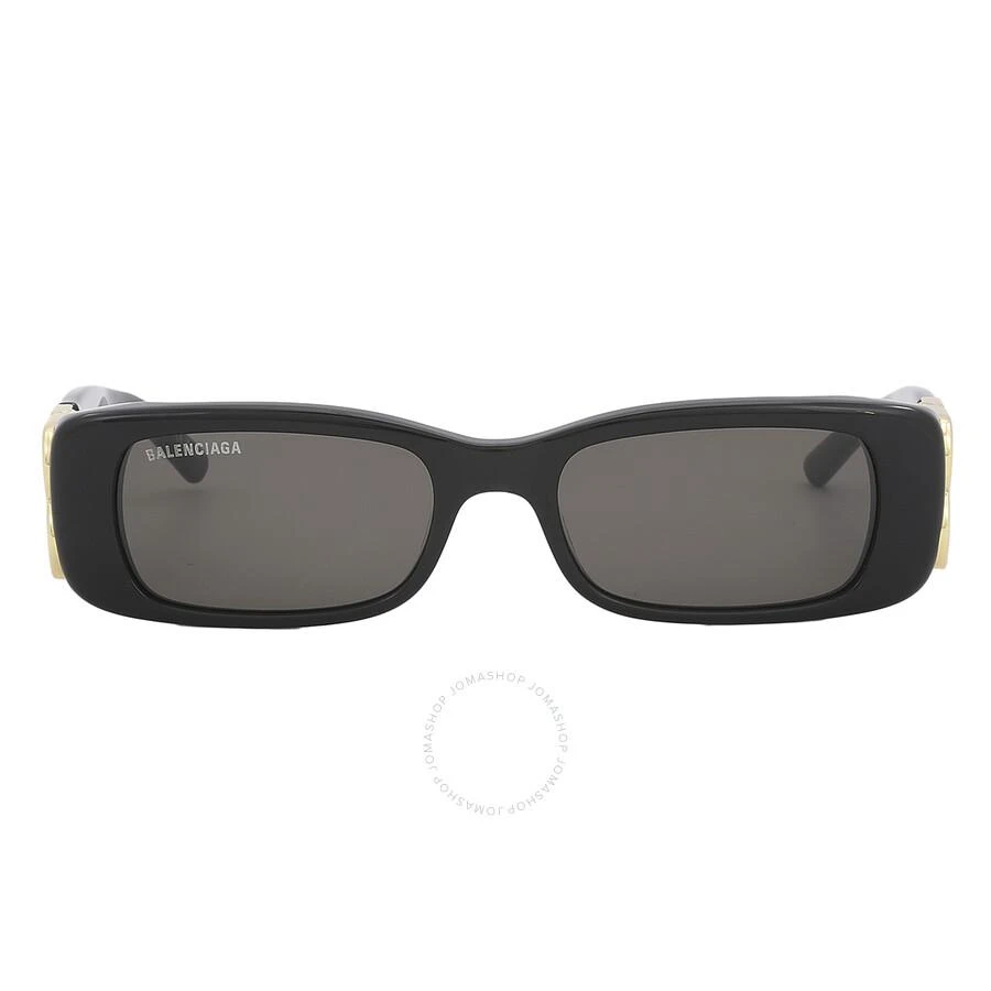 Balenciaga Grey Rectangular Ladies Sunglasses BB0096S 001 51 1