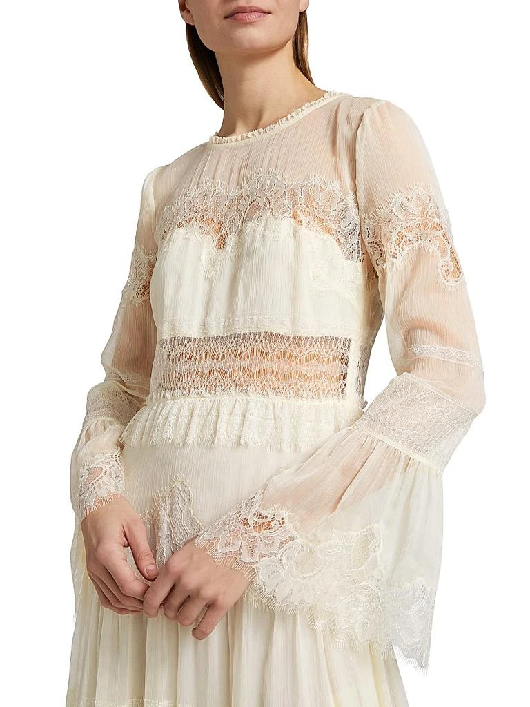 LOVESHACKFANCY Rosney Chiffon Maxi Dress 6