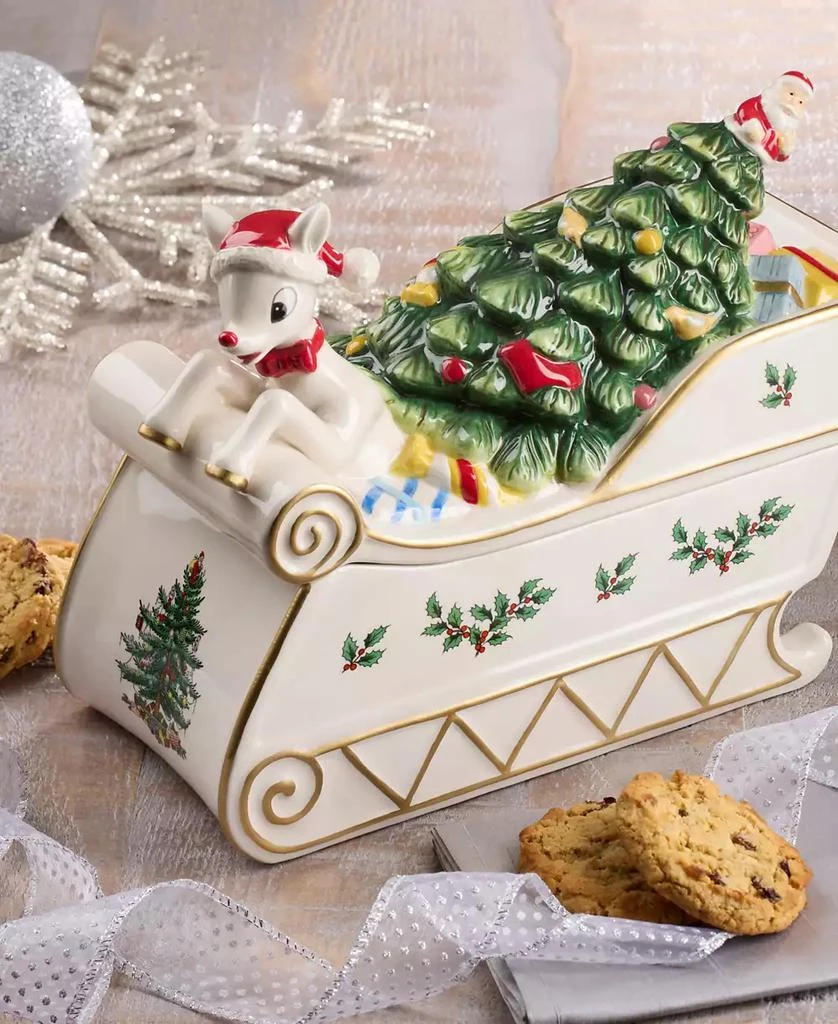Spode Christmas Tree Rudolph Cookie 2