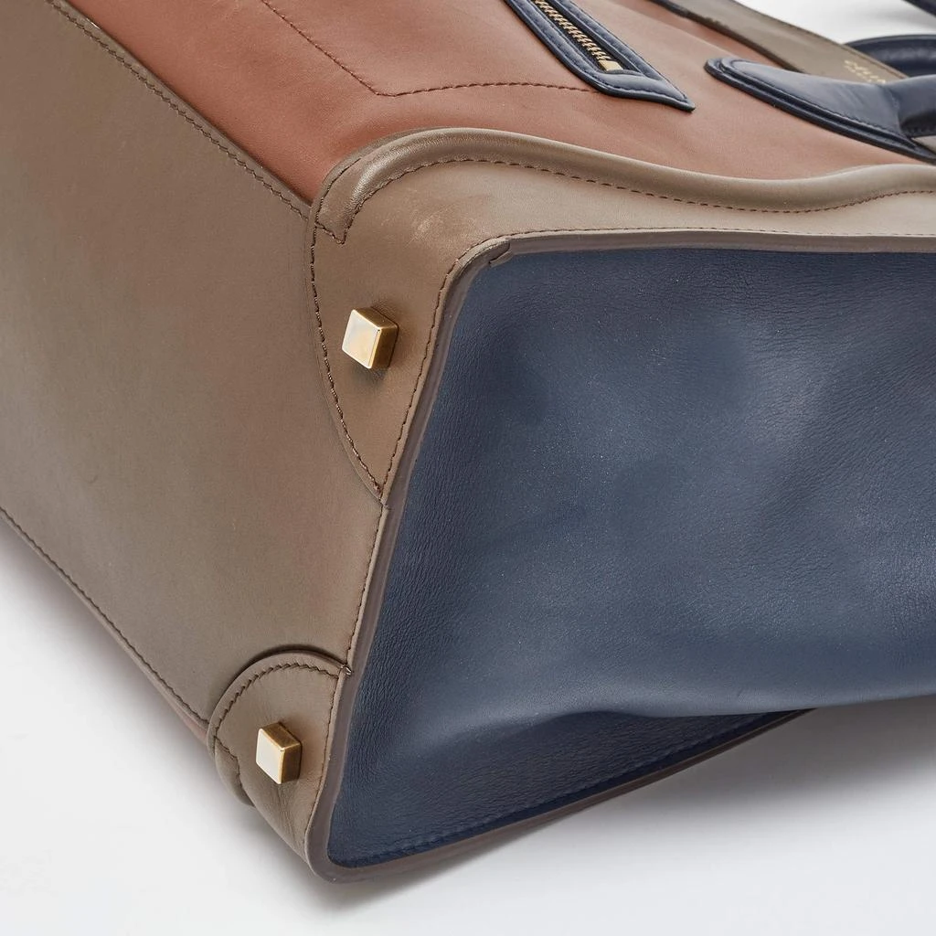 Celine Celine Tricolor Leather Mini Luggage Tote 13