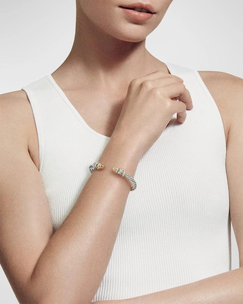 David Yurman Helena Bracelet with 18K Gold, Pearls and Diamonds 3