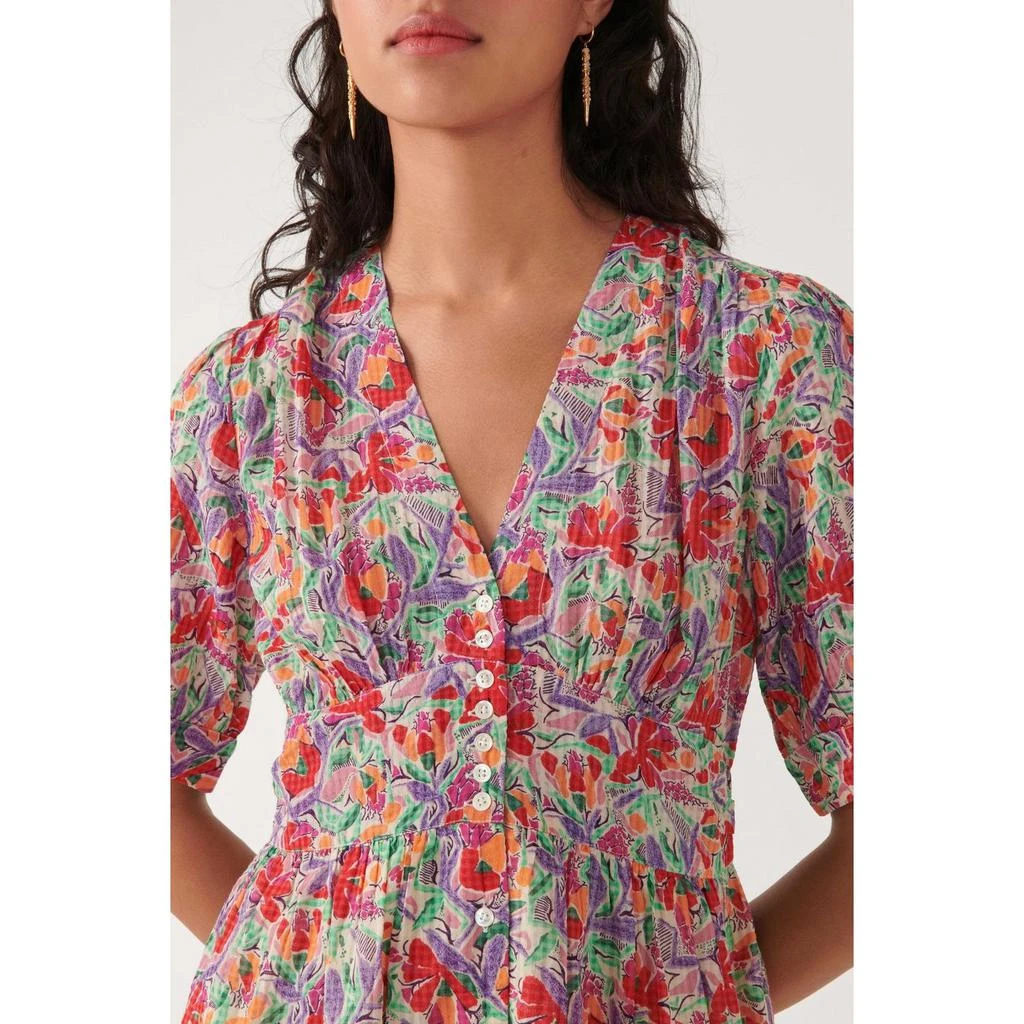 ba&sh Robe Aniela - Ecru - Femme 6