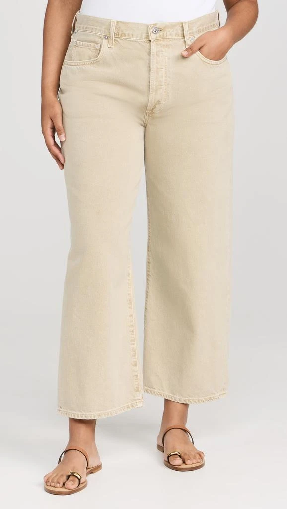 Citizens of Humanity Pina Low Rise Baggy Crop Jeans 8