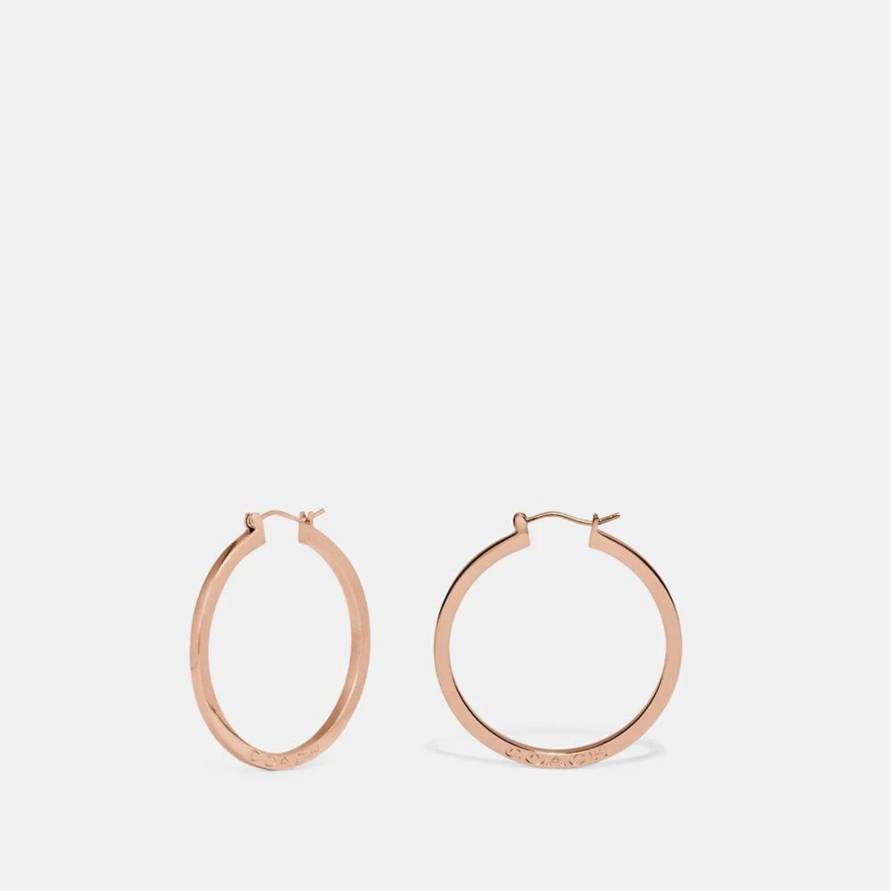 Coach Hoop Earrings 1