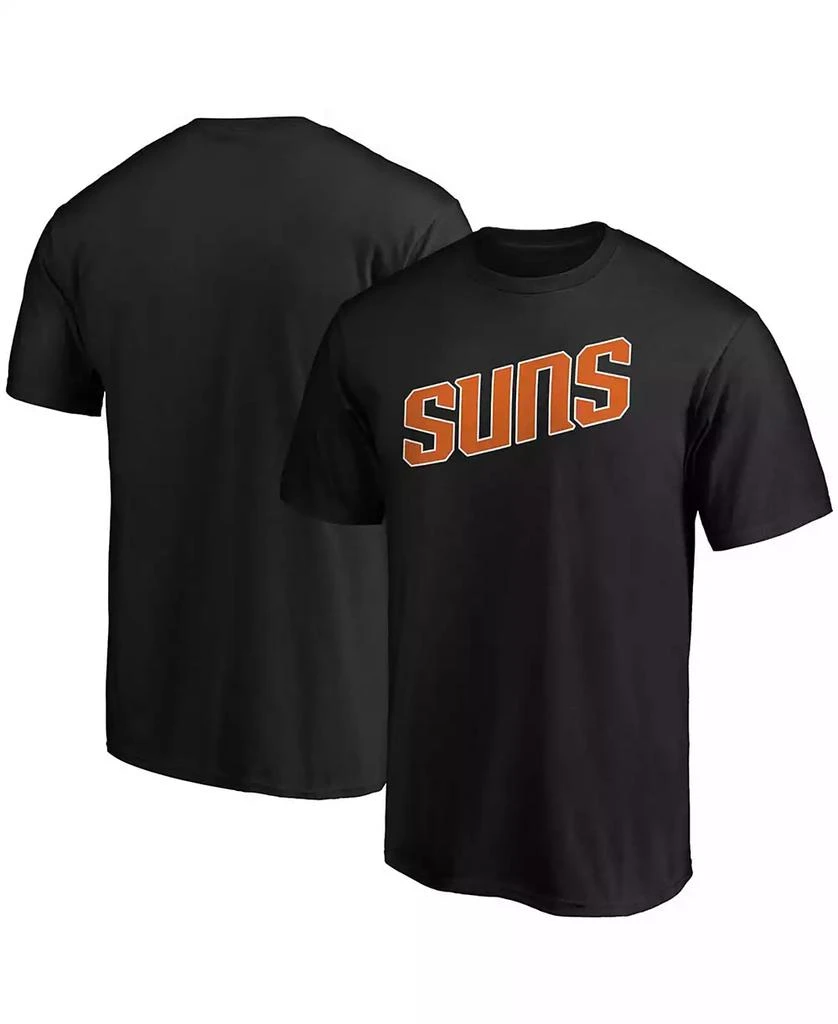 Fanatics Men's Big and Tall Black Phoenix Suns Alternate Wordmark T-shirt 1