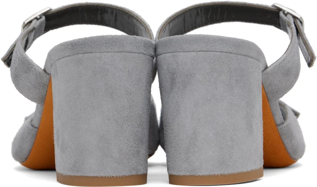 Maryam Nassir Zadeh Gray Una Heeled Sandals 2