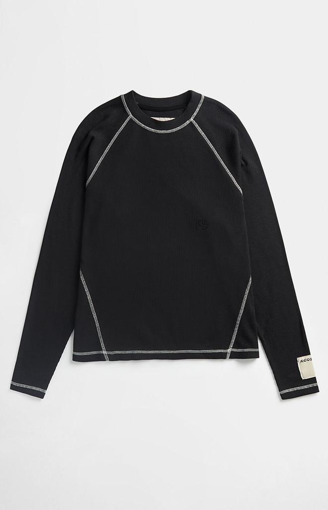 Shop Long Sleeve Waffle Knit T-Shirt on Sale at BeyondStyle