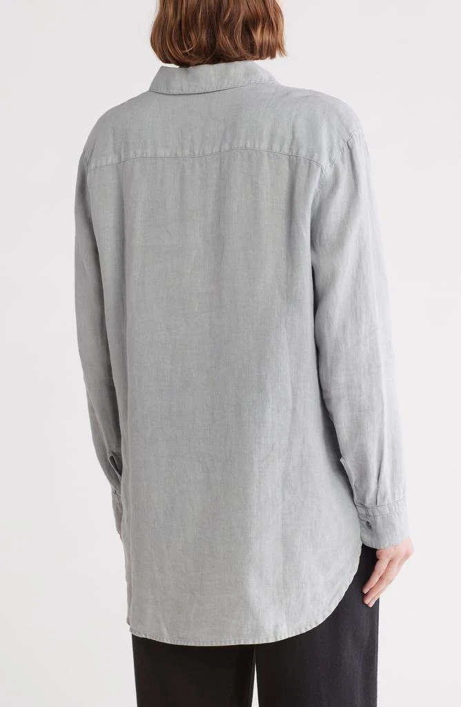 James Perse Lightweight Linen Button-Up Shirt 2