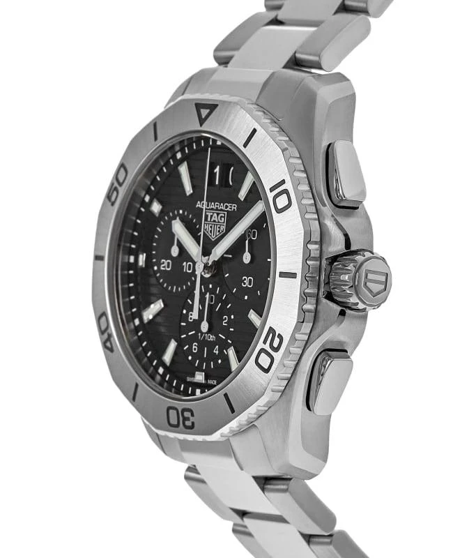 TAG Heuer Tag Heuer Aquaracer Professional 200 Date Quartz Chronograph Black Dial Steel Men's Watch CBP1110.BA0627 3