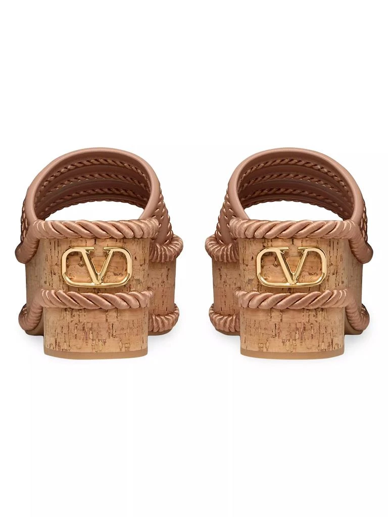 Valentino VLogo Summer Blocks Flatform Sandals 80MM 3