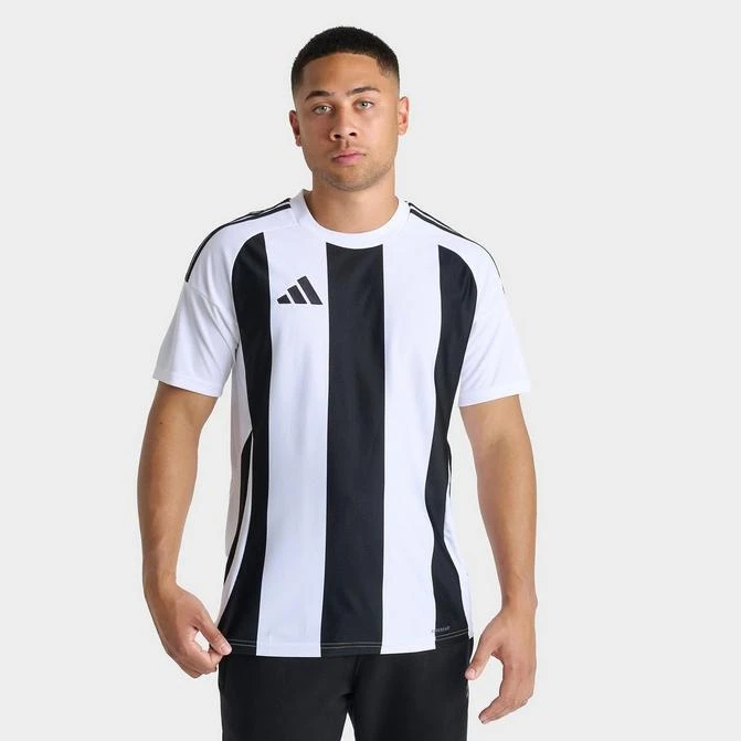 Adidas Men's adidas Striped Soccer Jersey 1