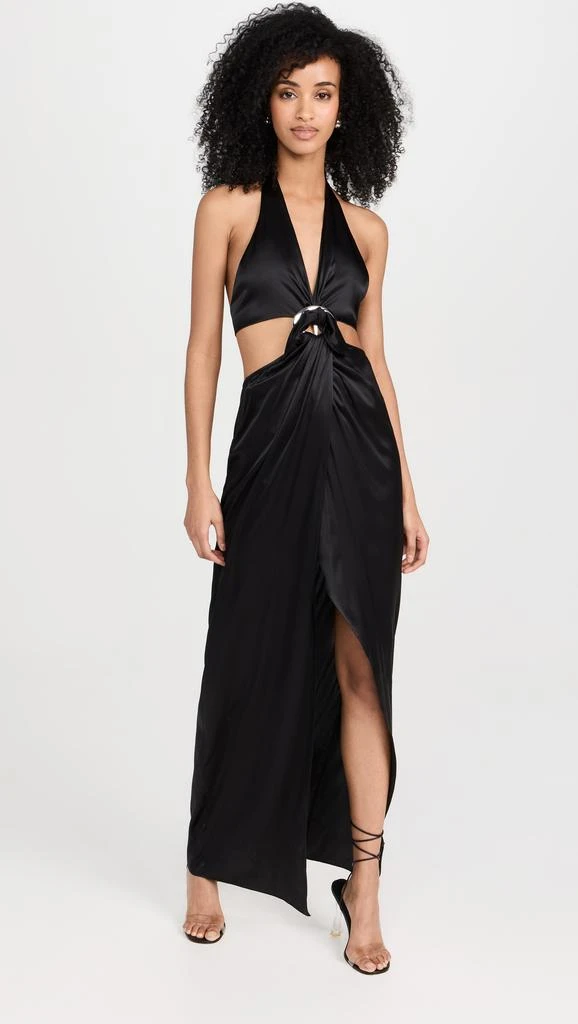 LOUISA BALLOU Long Buckle Dress 6