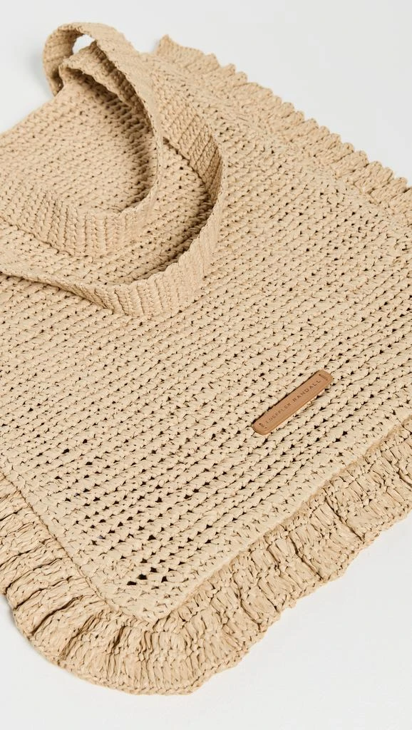 Loeffler Randall Justine Crochet Ruffle Tote 4