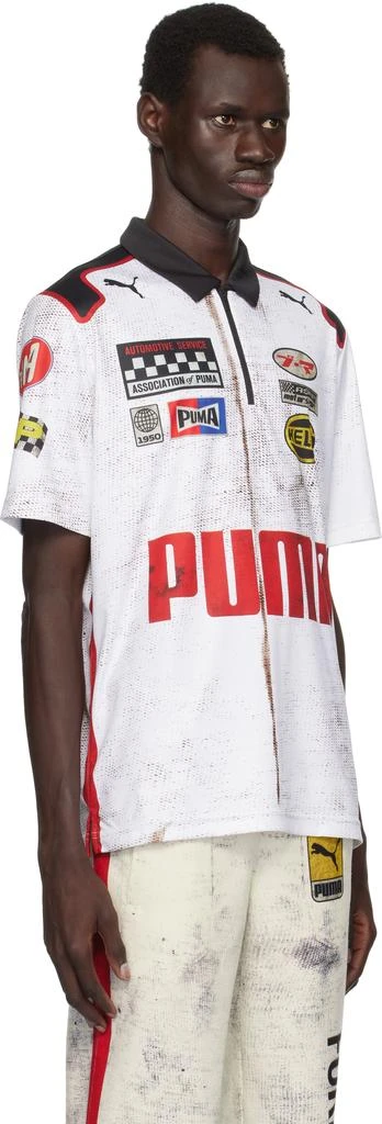 Puma White A$AP Rocky Edition Team Zip Polo 2