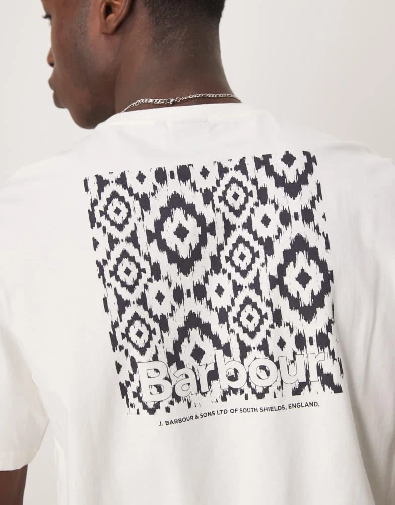 Barbour Barbour Homelane relaxed fit t-shirt in whisper white 1