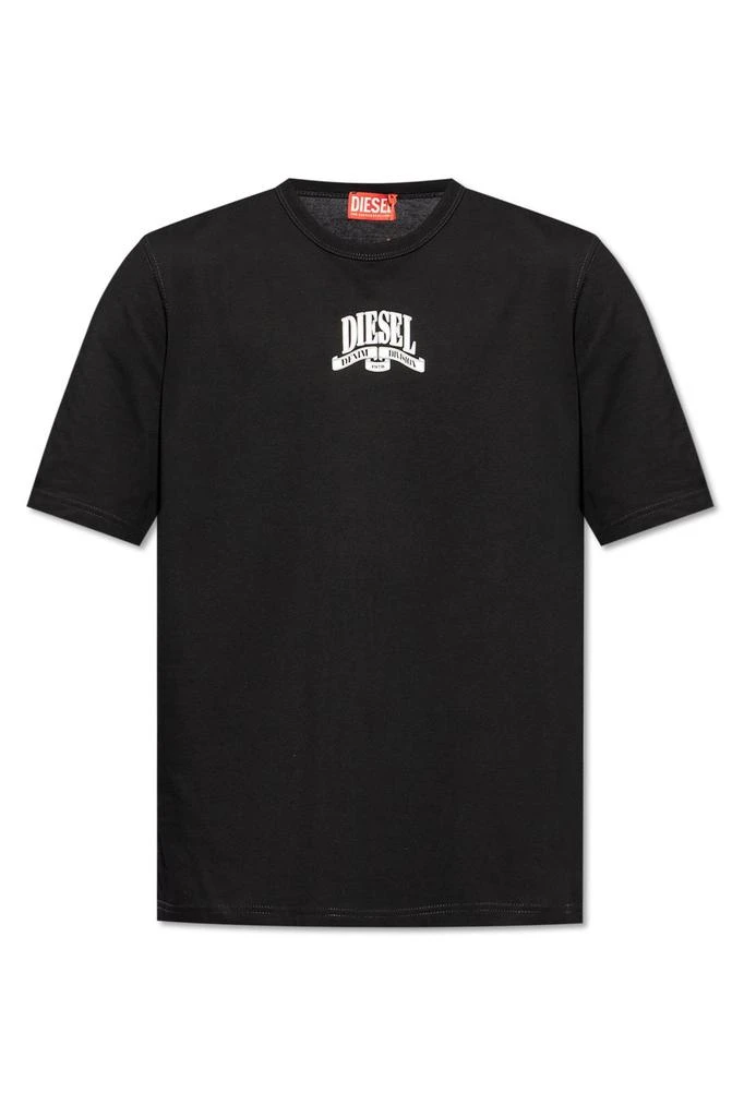 Diesel Diesel Logo Printed Crewneck T-Shirt 1