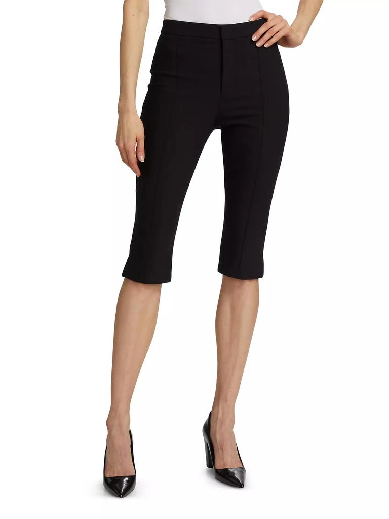 Vince Crepe Pintuck Slim-Fit Capri Pants 3