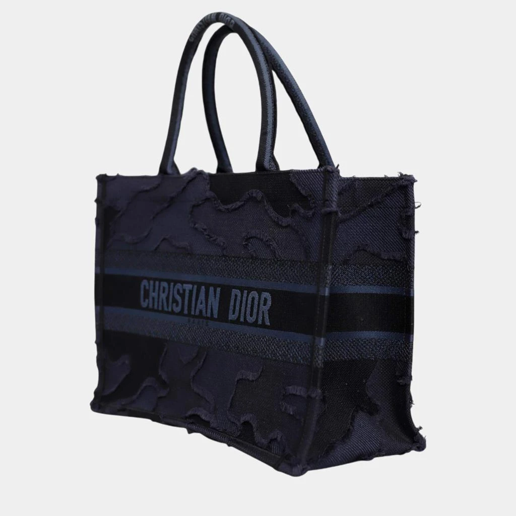 Dior Dior Camouflage Embroidered Canvas Medium Book Tote Bag 2
