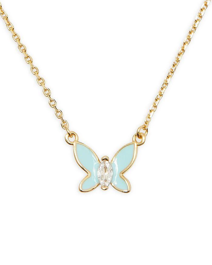 kate spade new york Social Butterfly Pendant Necklace, 18" 1