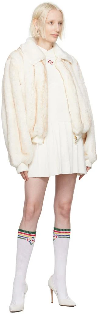 Casablanca White Boucle Bustier Tennis Minidress 4