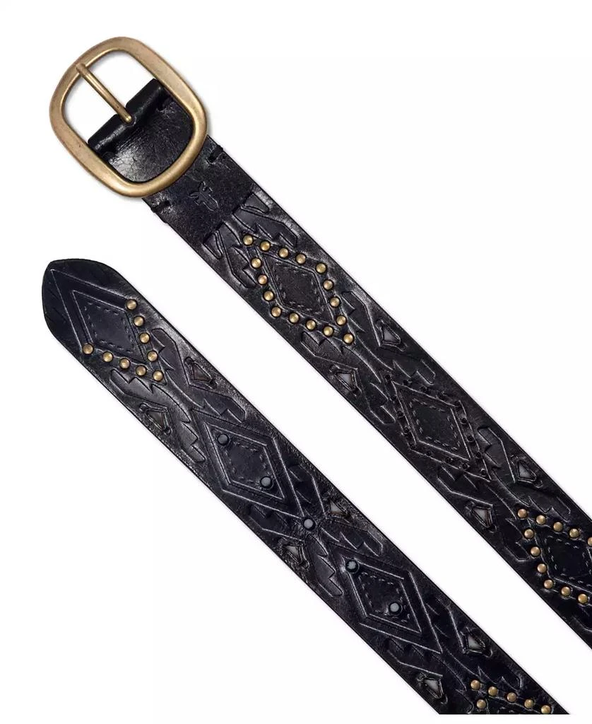 Frye Women's Southwestern Embossing Belt 3