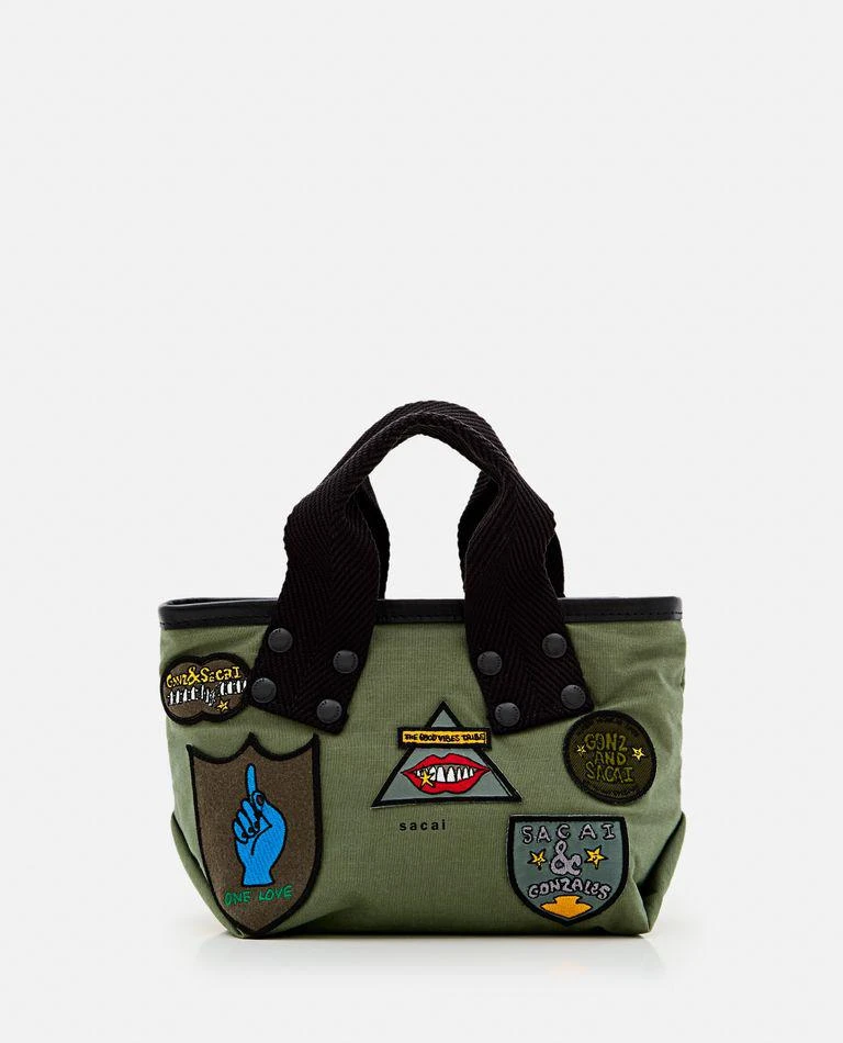 Sacai Sacai X Marc Gonzales Small Patch Tote Bag 1