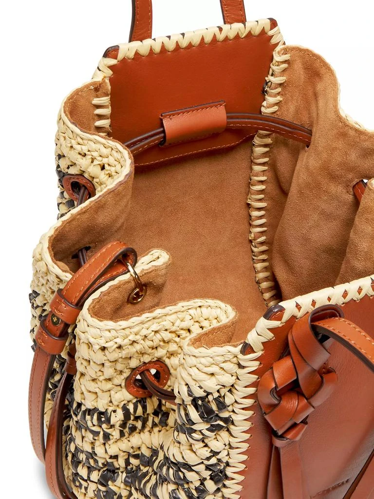 Ulla Johnson Gio Raffia &amp; Leather Top Handle Bag 5