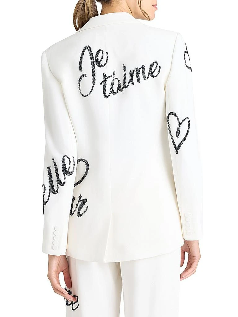 Cinq à Sept Karlie Crushed Sequin Blazer 3