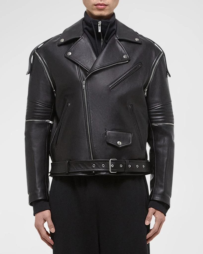 Helmut Lang Men's Astro Leather Biker Jacket 2
