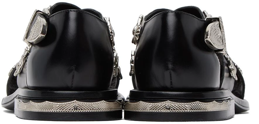 Toga Pulla Black Embellished Sandals 2