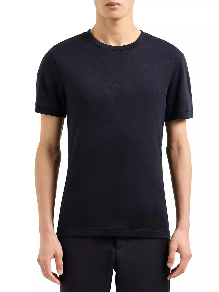 Giorgio Armani Cashmere Jersey Short-Sleeve T-Shirt 3