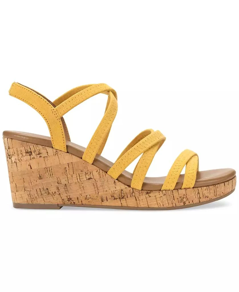 Style & Co Women's Arloo Strappy Elastic Wedge Sandals, Created for Macy's 9