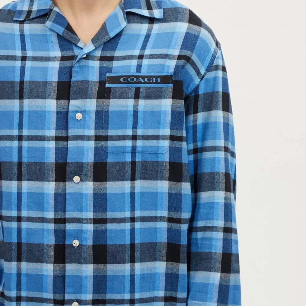 Coach Plaid Pajama Set 4