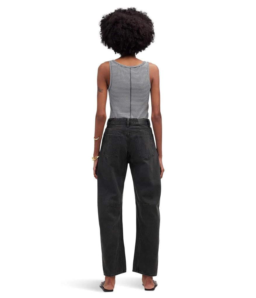 Madewell The Darted Barrel-Leg Jean in Olenda Wash 3