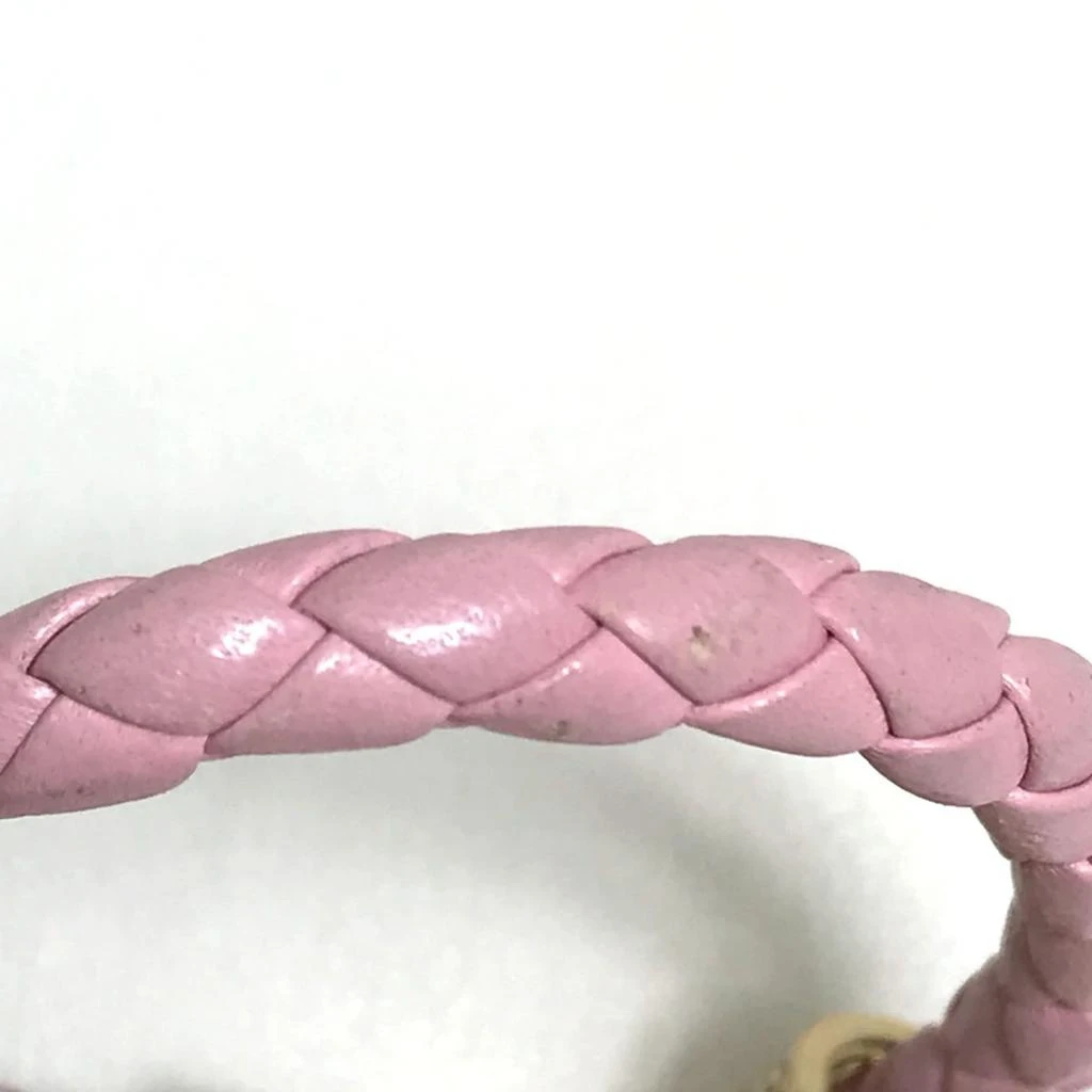 Versace gold pink Leather Metal Charm Bracelet (Pre-Owned) 3