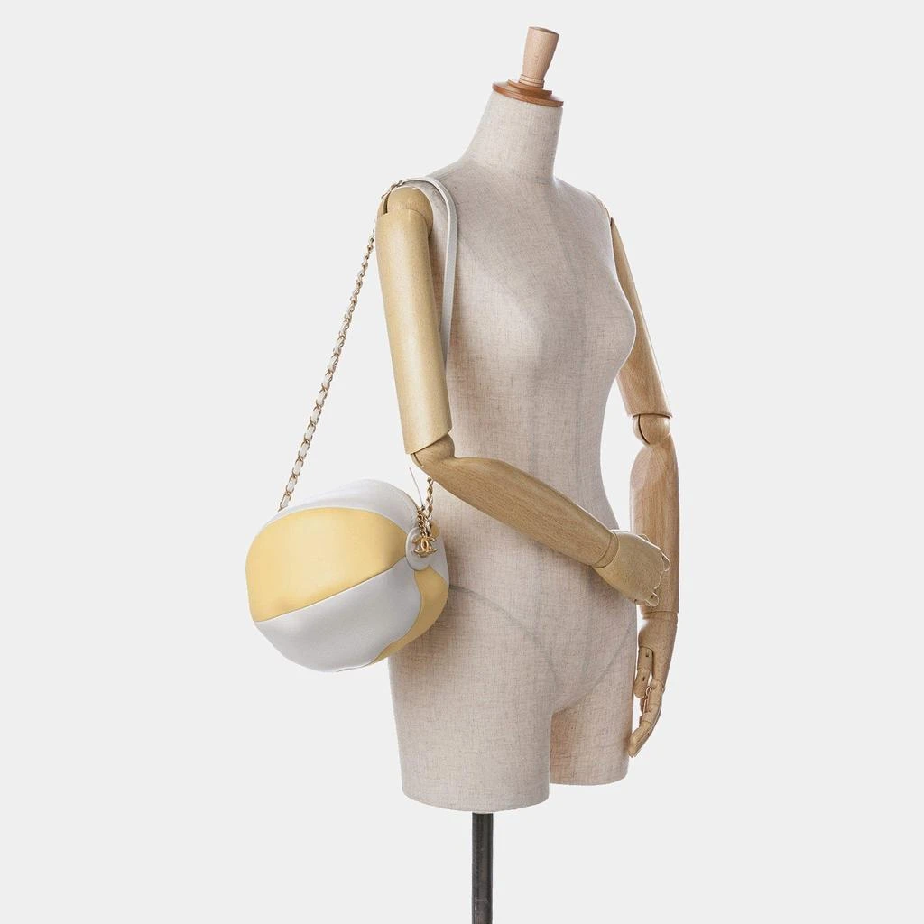 Chanel Chanel Multicolor Calfskin Leather Coco Beach Ball Bag 5