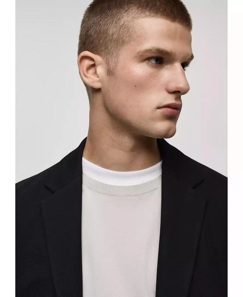 Mango Men's Structured Cotton Blazer 4