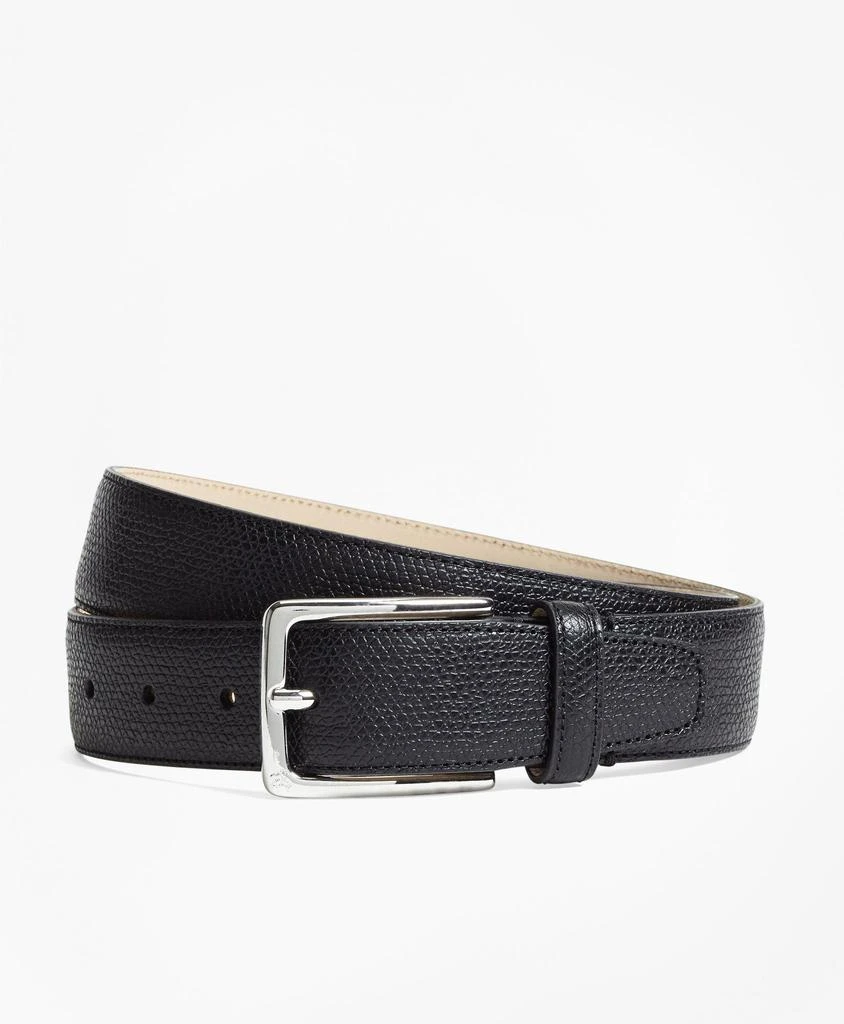 Brooks Brothers 1818 Textured Leather Belt 1