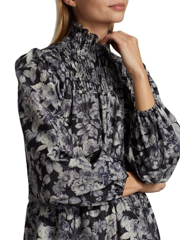Cinq à Sept Alicia Floral Tiered Minidress 4