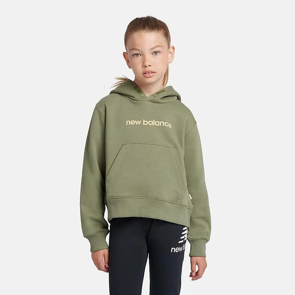 New Balance Brush Back Floral Sneaker Back Graphic Hoodie 1
