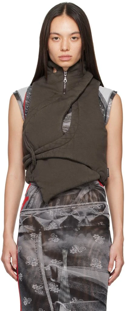 Ottolinger Brown Padded Vest 1