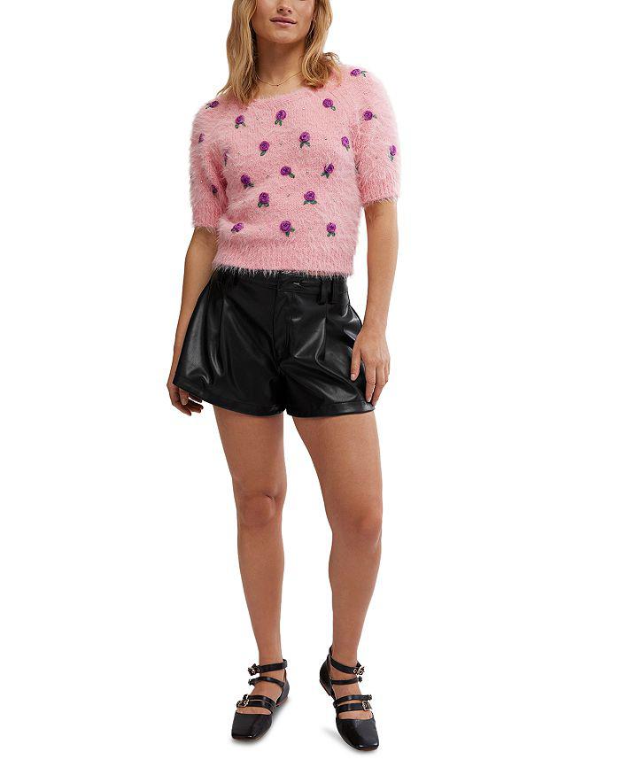 Free People Winter Blooms Pullover Crewneck Sweater