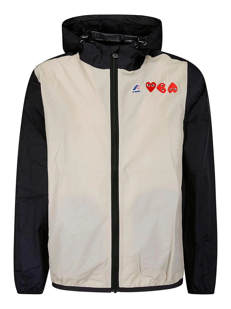 Comme des Garcons Comme des Garçons Play X K-Way Zipped Coat 1
